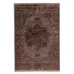 Webteppich 80/150 cm Velvet 6665/79 D.195 015 Altrosa