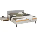 XXXLutz Lauterach - Ihr M&ouml;belhaus bei Bregenz Bettanlage 180/200 cm in Hellgrau, Wildeiche