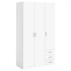 Kleiderschrank in Wei&szlig;