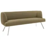 XXXLutz Lauterach - Ihr M&ouml;belhaus bei Bregenz Sitzbank 160/87/64 cm in Edelstahlfarben, Waldgr&uuml;n