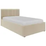 XXXLutz Lauterach - Ihr M&ouml;belhaus bei Bregenz Polsterbett Lattenrost, Bettkasten Creme 120/200 cm