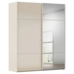 Schwebet&uuml;renschrank in Champagner