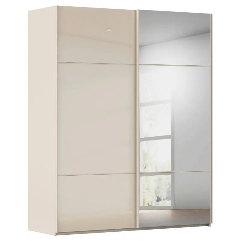 Schwebet&uuml;renschrank in Champagner