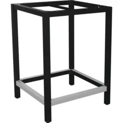 Gartentischgestell 80/80/108 cm Metall Anthrazit