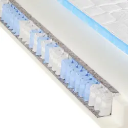 Taschenfederkernmatratze 100/200 cm H&ouml;he ca. 26 cm