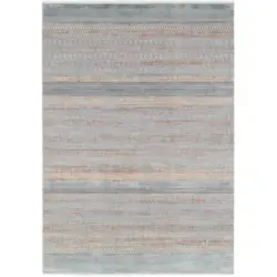 Webteppich 120/170 cm Tinto Maestro Blau, Creme