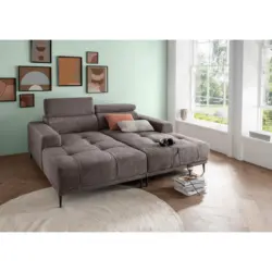 Bigsofa in Chenille Graubraun
