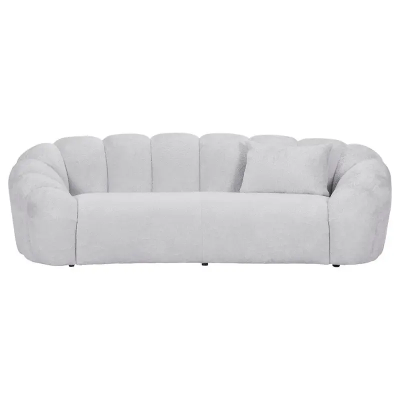 Bigsofa in Chenille Hellgrau