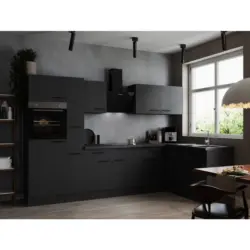 Eckk&uuml;che 310/172 cm in Dunkelgrau