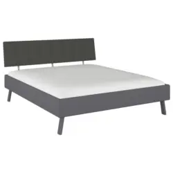 Bett 180/200 cm in Grau