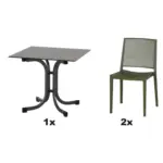 XXXLutz Gartengarnitur 3-teilig