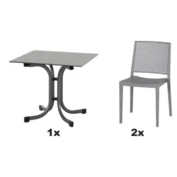 Gartengarnitur 3-teilig