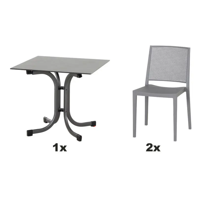 Gartengarnitur 3-teilig