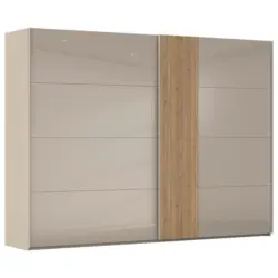 Schwebet&uuml;renschrank in Eichefarben, Fango