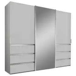 Schwebet&uuml;renschrank in Wei&szlig;