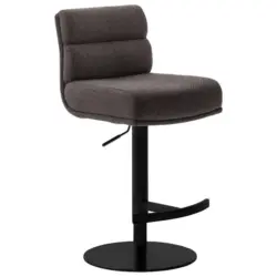 Barhocker in Schwarz, Cappuccino