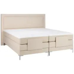 Boxspringbett 180/200 cm in Beige