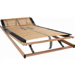 Lattenrost 140/200 cm Kopfteil, Fu&szlig;teil, Mittelzone verstellbar, Buche