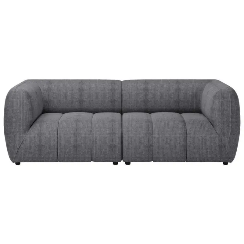 Sofa in Struktur Grau