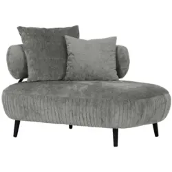 R&eacute;camiere Belisa in Chenille Grau