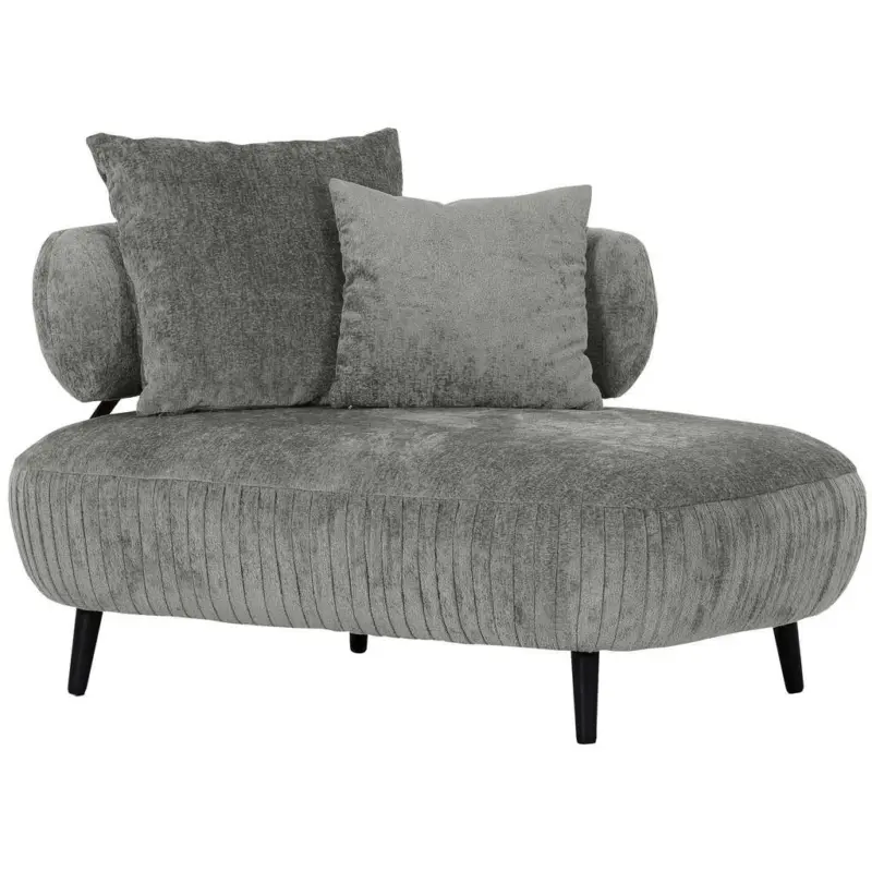 R&eacute;camiere Belisa in Chenille Grau