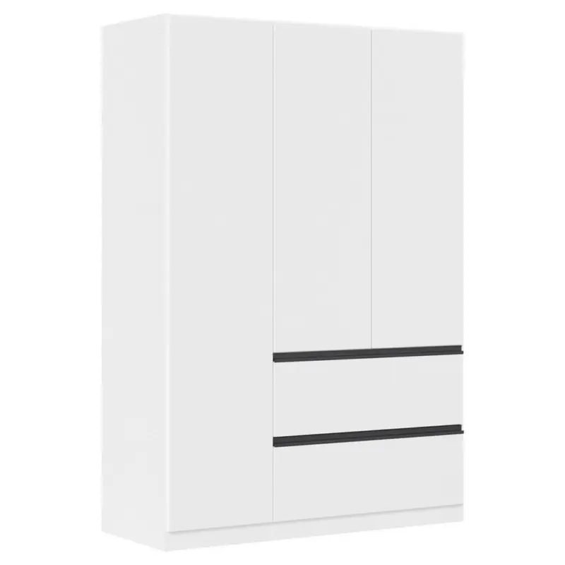 Dreht&uuml;renschrank in Wei&szlig;