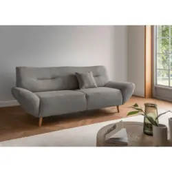 3-Sitzer-Sofa in Boucl&eacute; Anthrazit
