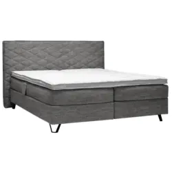 Boxspringbett 180/200 cm in Anthrazit