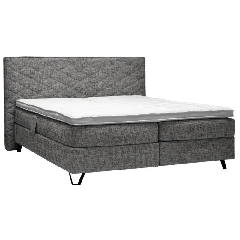 Boxspringbett 180/200 cm in Anthrazit