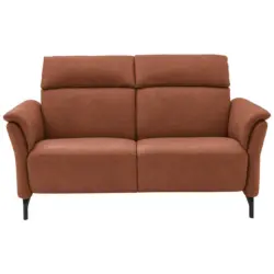 2-Sitzer-Sofa in Echtleder Cognac