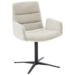 Armlehnstuhl Lederauswahl, Stoffauswahl, Sitzfl&auml;che 360&deg; drehbar Cord