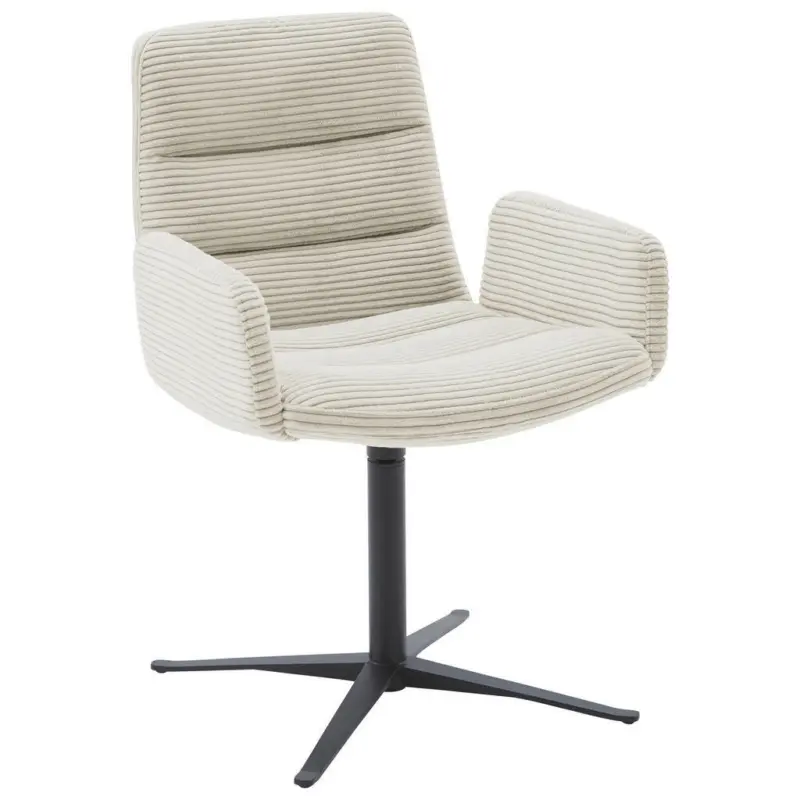 Armlehnstuhl Lederauswahl, Stoffauswahl, Sitzfl&auml;che 360&deg; drehbar Cord