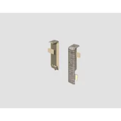 Sockelleistenverbindungsst&uuml;ck Grau, Eichefarben