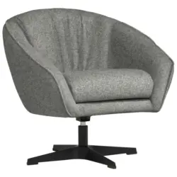 Sessel in Boucl&eacute; Grau