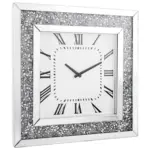 XXXLutz Lauterach - Ihr M&ouml;belhaus bei Bregenz Wanduhr Silberfarben, Wei&szlig; 50/50/5 cm