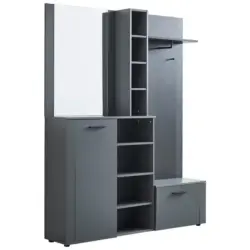 Garderobe 7-teilig in 150/190/32 cm