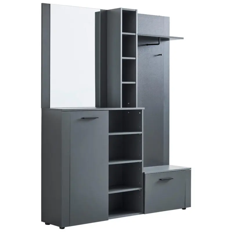 Garderobe 7-teilig in 150/190/32 cm