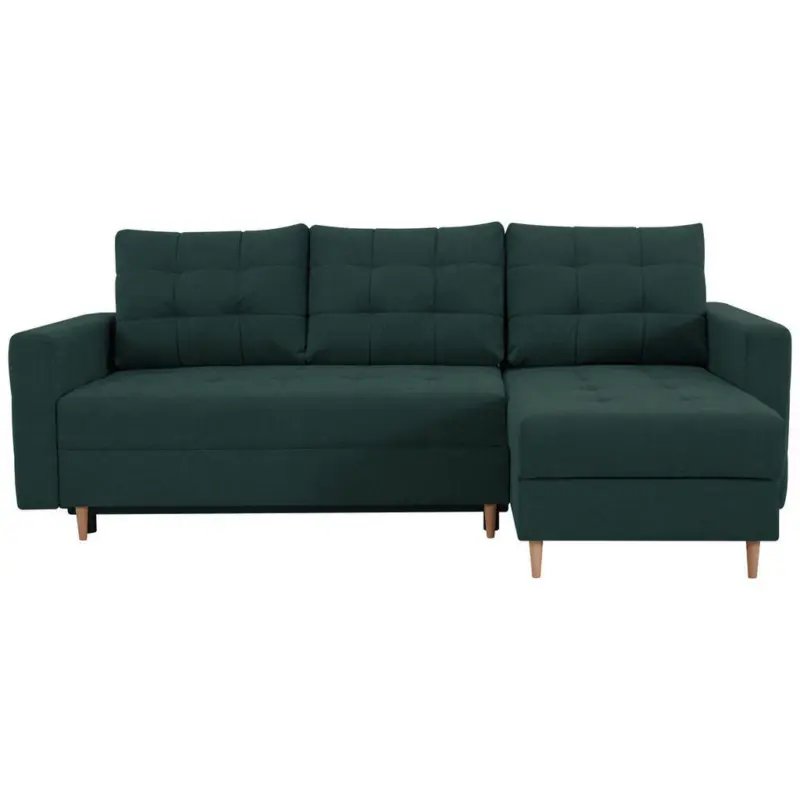 Ecksofa in Petrol 232/141 cm