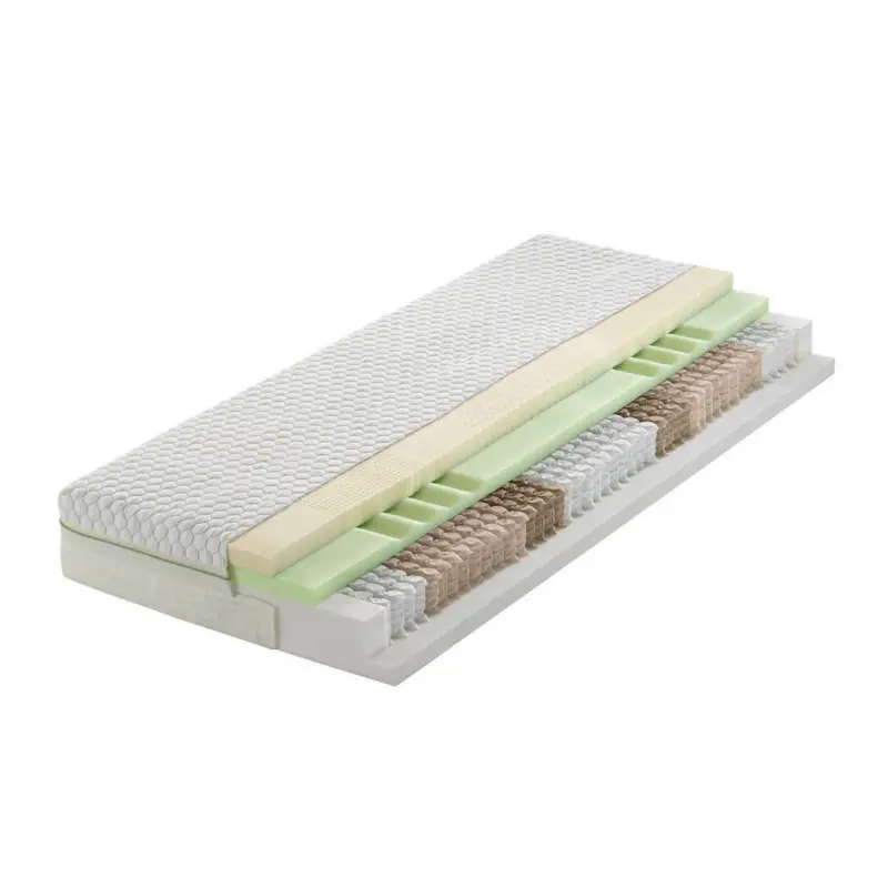 Gel-Taschenfederkernmatratze 120/200 cm H&ouml;he ca. 24 cm