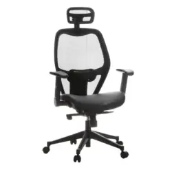 Drehstuhl in Netzbespannung Schwarz