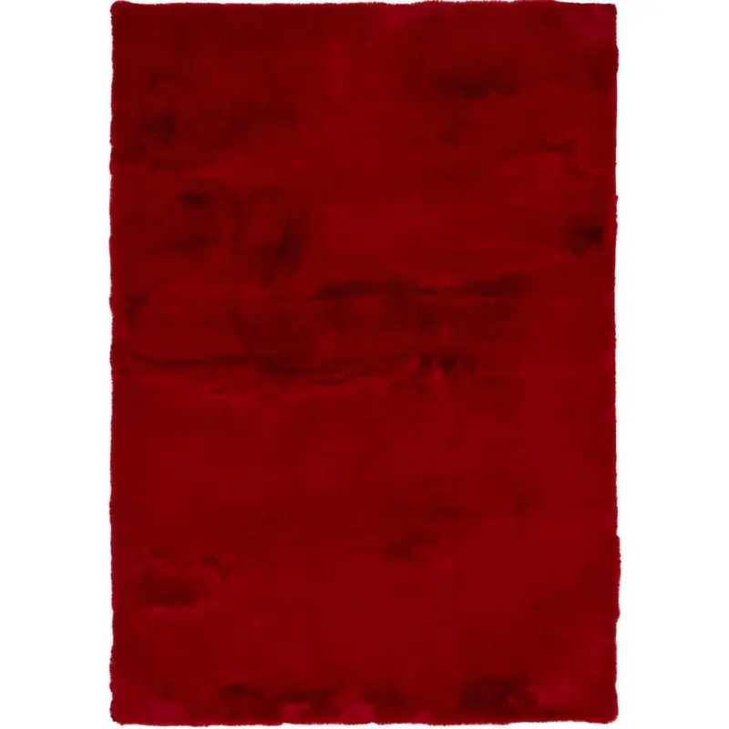 Hochflorteppich 80/150 cm Silky Haven Rot