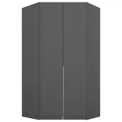 Eckkleiderschrank 117/229/117 cm