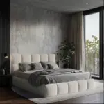 XXXLutz Lauterach - Ihr M&ouml;belhaus bei Bregenz Polsterbett gepolstertes Kopfteil, Lattenrost, Bettkasten Beige 160/200 cm