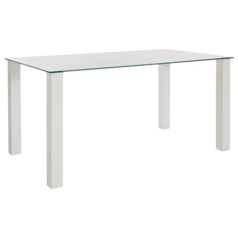 Esstisch in Glas, Holzwerkstoff 160/90/76 cm