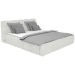 XXXLutz Lauterach - Ihr M&ouml;belhaus bei Bregenz Polsterbett inkl. Bettkasten Lattenrost, Bettkasten Creme 180/200 cm