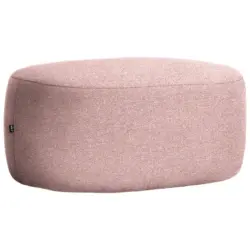 Hocker in Textil Altrosa