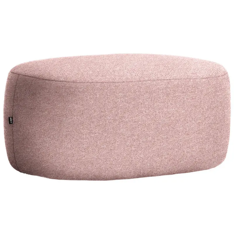 Hocker in Textil Altrosa