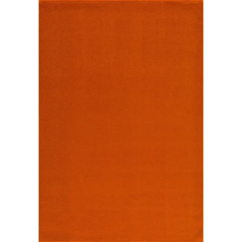 Webteppich 120/170 cm Uni Orange