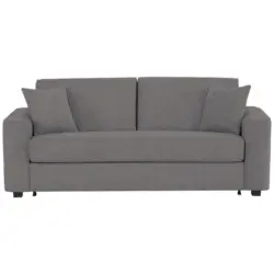 Schlafsofa in Webstoff Anthrazit