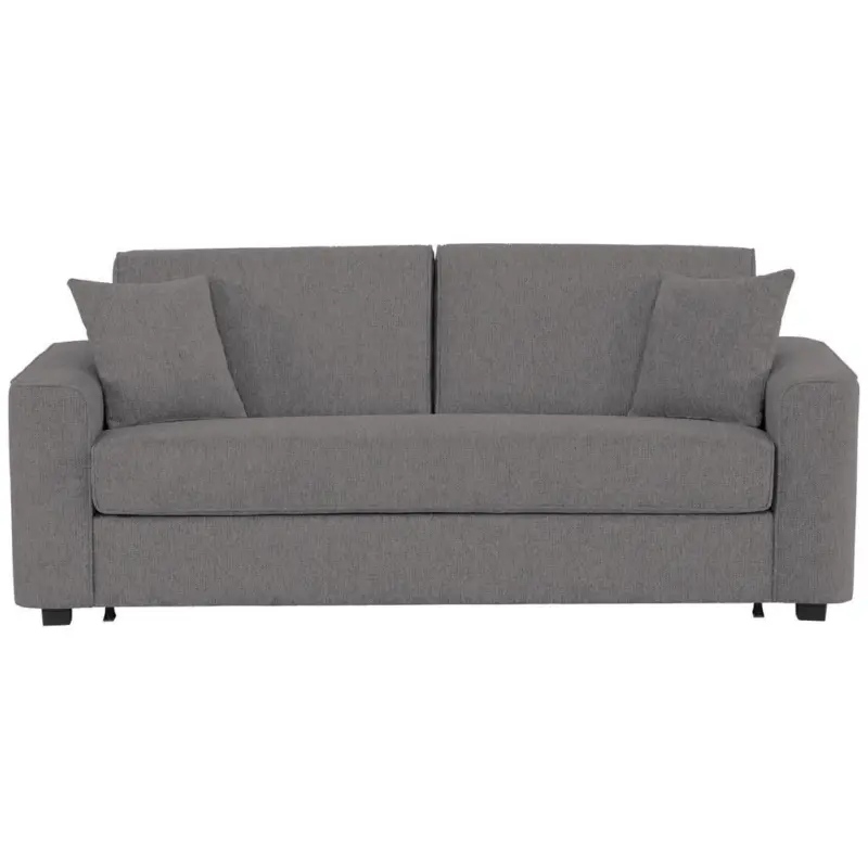 Schlafsofa in Webstoff Anthrazit